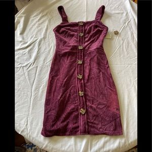 No boundaries velvet dress